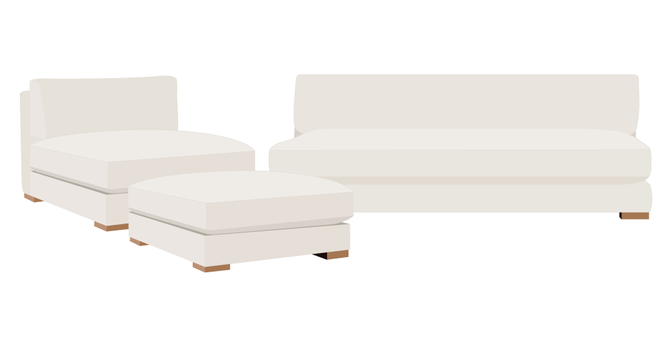 CB2 Piazza Sofa Slipcovers